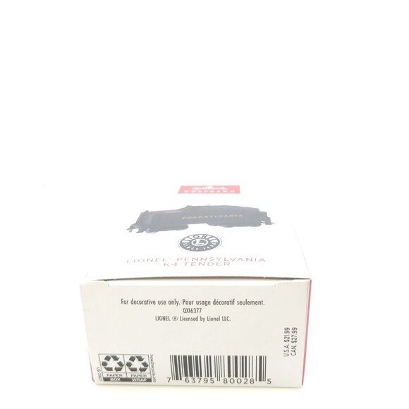 Hallmark Lionel Pennsylvania K4 Tender Train Ornament 2023 Keepsake Christmas - Picture 8 of 9